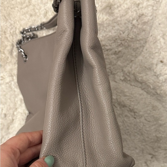 Tory Burch Taupe Britten Triple Compartment Tote - Picture 5 of 13